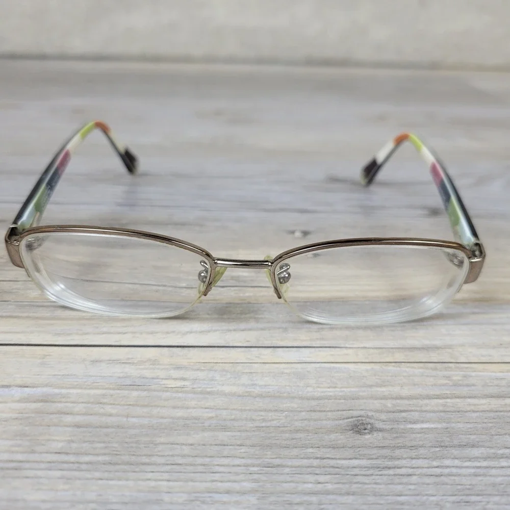 Coach Eyeglasses Frames HC 5004 Bettie 9027 Dark Brown Stripe Women 51-16-135
